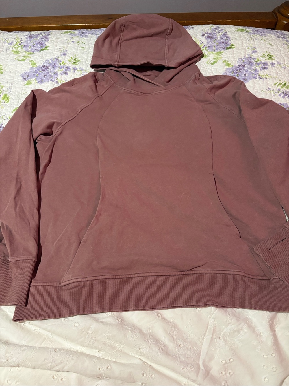 Lululemon Scuba Pullover Mauve Hoodie *washed out style*